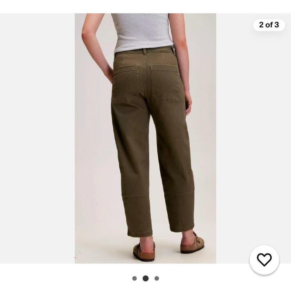 NWT‎ Alpine Design Women Olive Green Cargo Pants Size 10 Khaki Utility Casual - Picture 2 of 8